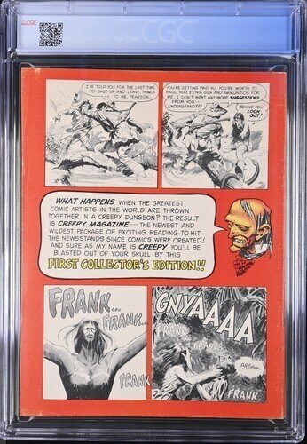 Creepy #1 1964 Warren Publishing CGC 5.5 1st app Uncle Creepy