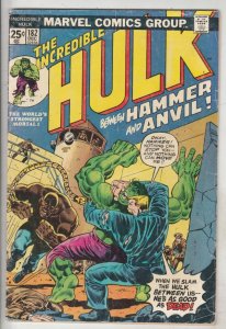 Incredible Hulk #182 (Dec-74) VG+ Affordable-Grade Hulk