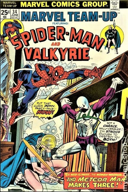 Spider-Man and Valkyrie #34 Marvel Team-up Comic Mint