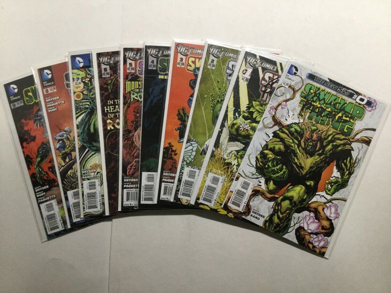 Swamp Thing 0 1-23 Plus Signed Books Lot Run Set Near Mint Nm Dc Comics