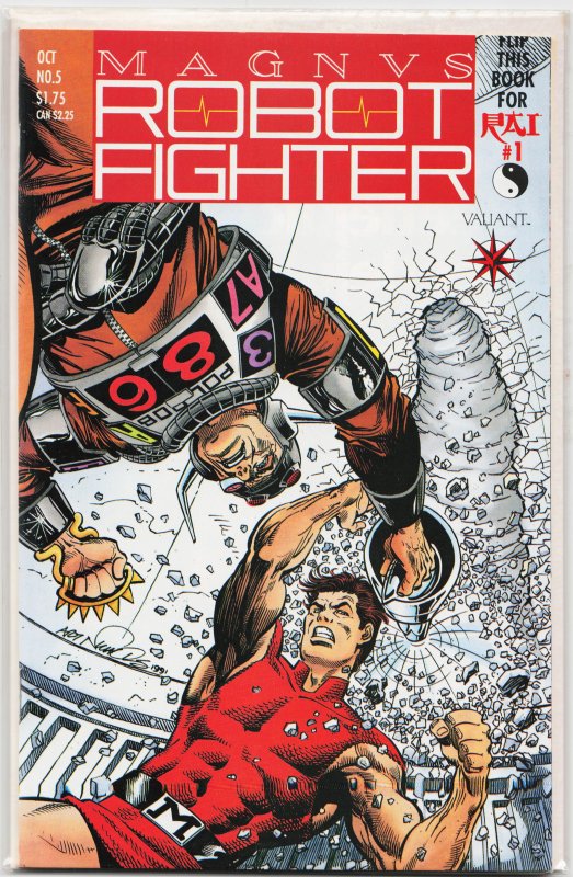 Magnus Robot Fighter #5 (1991) Magnus, Robot Fighter [Key Issue]