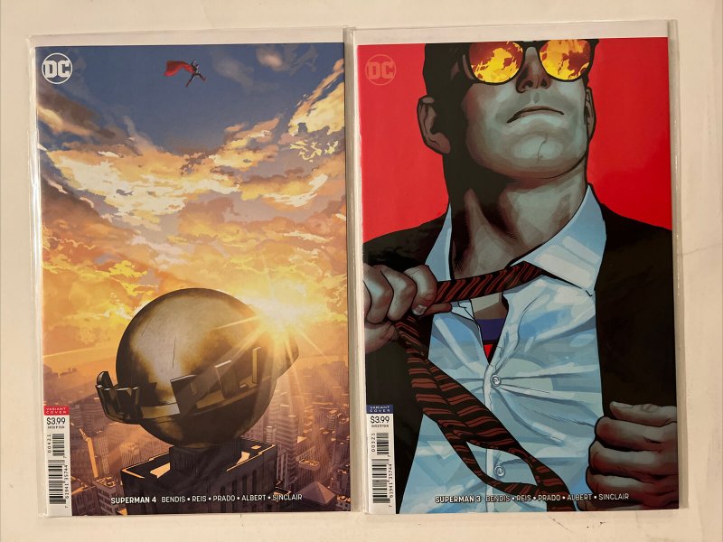 16 SUPERMAN DC COMICS 2018 Bendis Lot #1-4 4-10 11 14 17 17 18 Some Variants