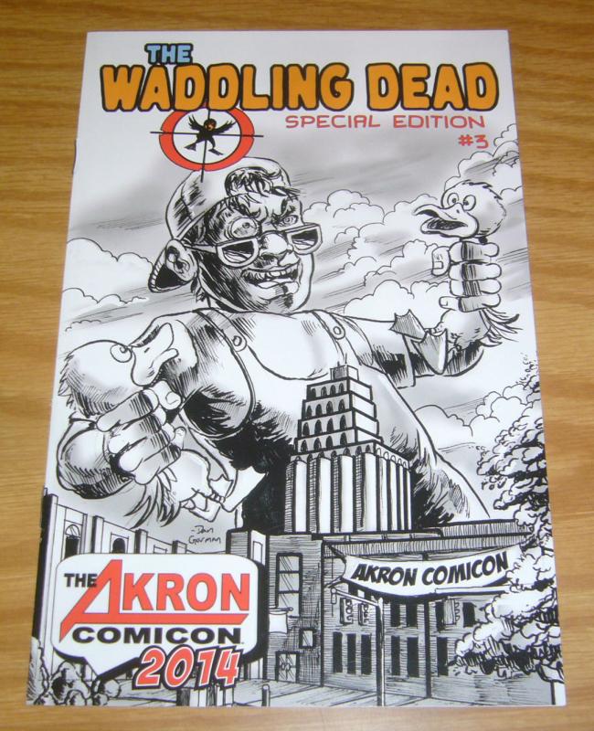 Waddling Dead Special Edition #3 VF/NM walking dead parody title - akron comicon