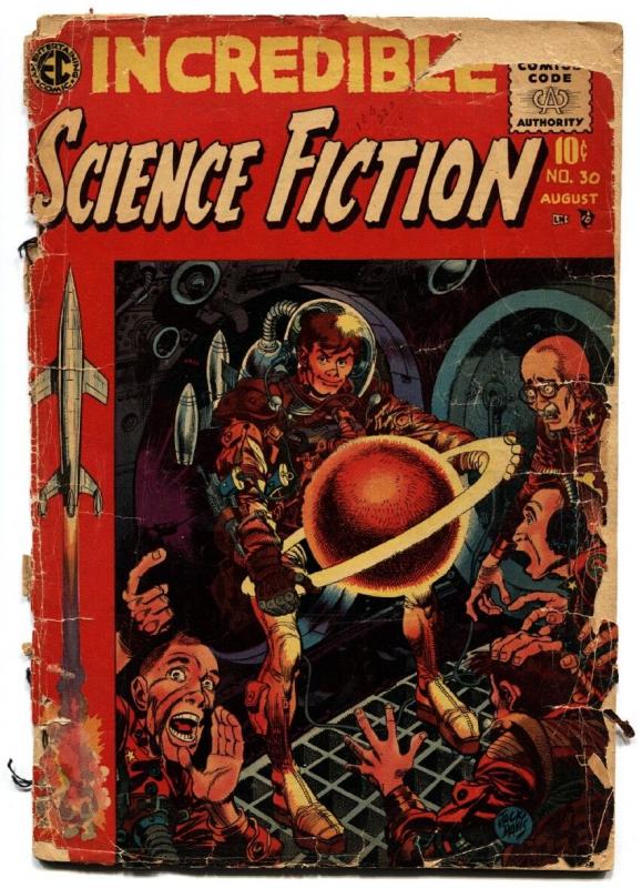 INCREDIBLE SCIENCE FICTION #30 comic book-JACK DAVIS-E.C.-GOLDEN AGE