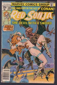 Red Sonja 10 (1978) GD+ Bronze Age Marvel Comics