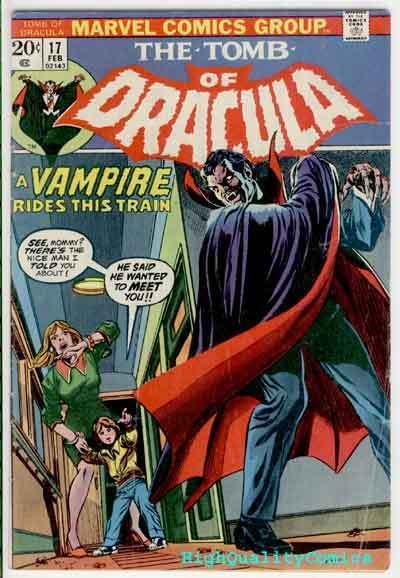 TOMB of DRACULA #17, VG+, Vampire, Blade bitten, 1972, Gene Colan, Tom Palmer