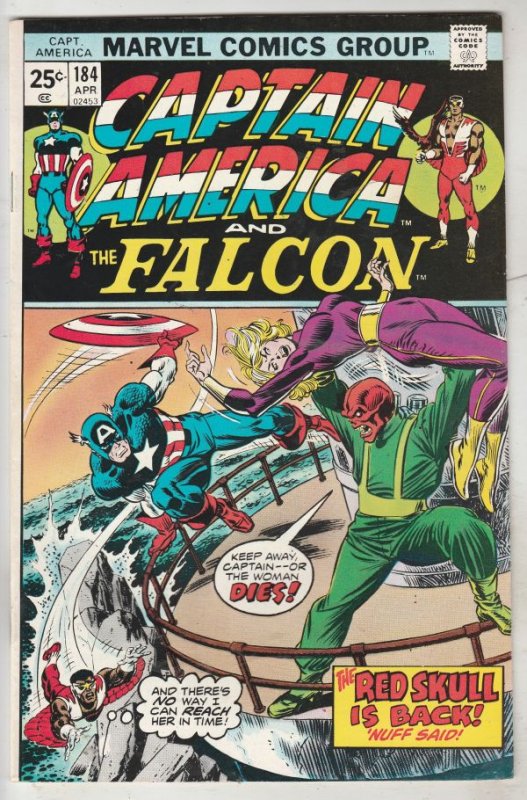 Captain America #184 (Apr-75) NM Super-High-Grade Captain America