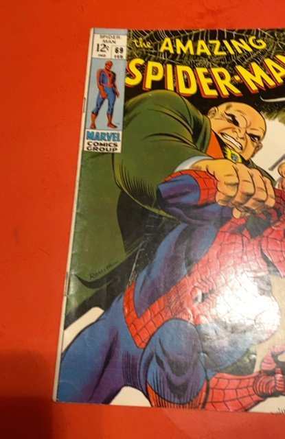 The Amazing Spider-Man #69 (1969)vs kingpin