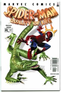 SPIDER-MAN QUALITY OF LIFE #1 2 3 4, NM+, Rucka, Lizard, more Spidy in store
