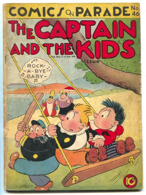 Comics On Parade #46 1944- Captain and the Kids G