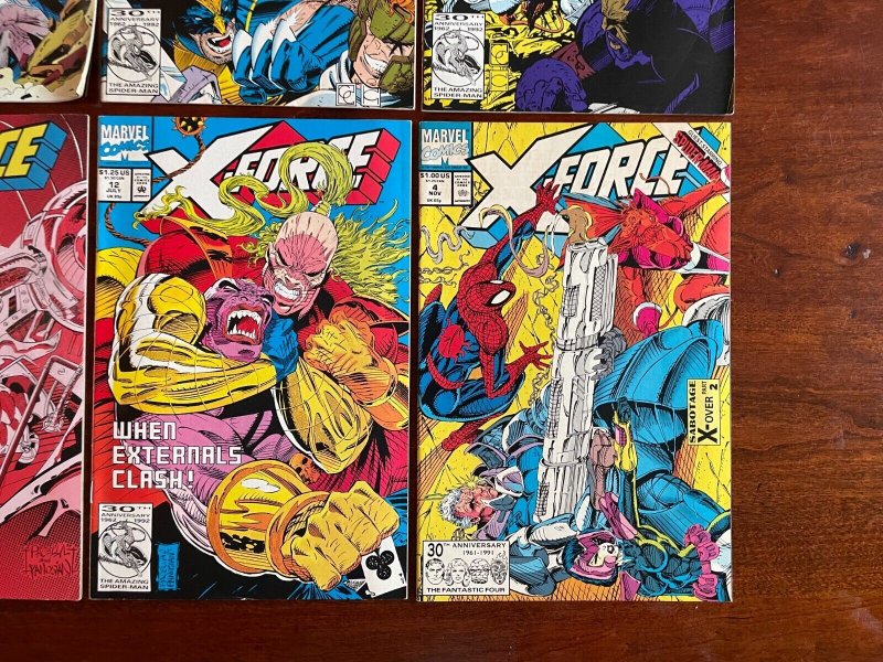 6 X-Force Marvel Comic Books # 4 12 13 14 16 17 Wolverine X-Men Gambit 25 J817