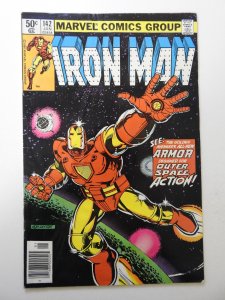 Iron Man #142 (1981) VG- Condition moisture stain
