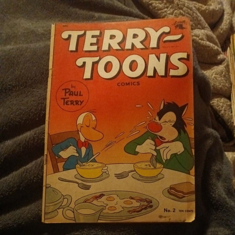 TERRYTOONS COMICS #2 Paul Terry, St. John Comics 1952 golden age funny animal