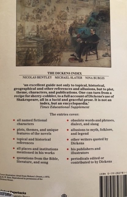 The Dickens index, Bentley, 1988, 306p