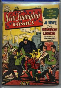 Star Spangled Comics #17 (1943) CGC 8.0 VF