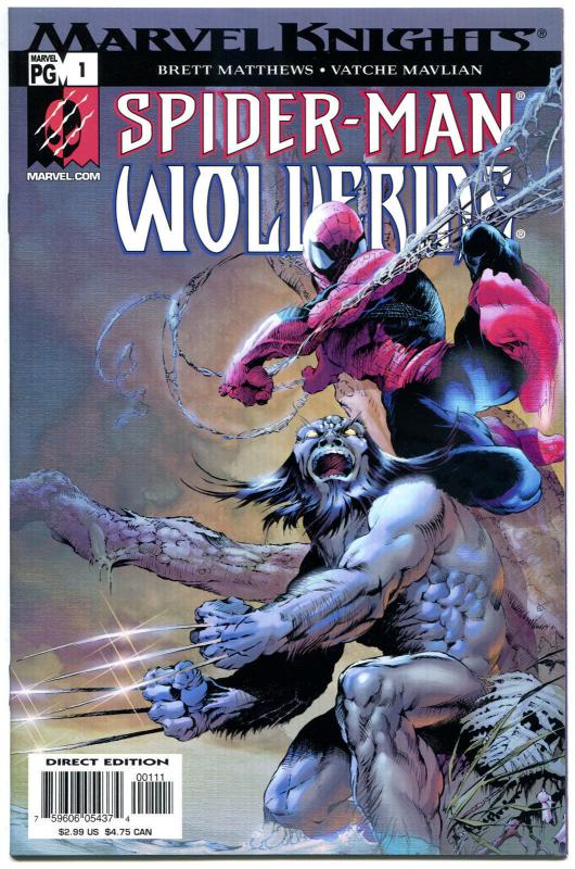 SPIDER-MAN & WOLVERINE #1 2 3 4, NM+, X-Men,Claws, Webbing, more in store