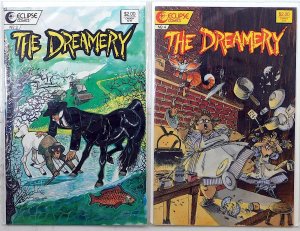 The Dreamery Lot of 2 #3, 4 (1987) Eclipse Comics Alice 1st Print Comic Books