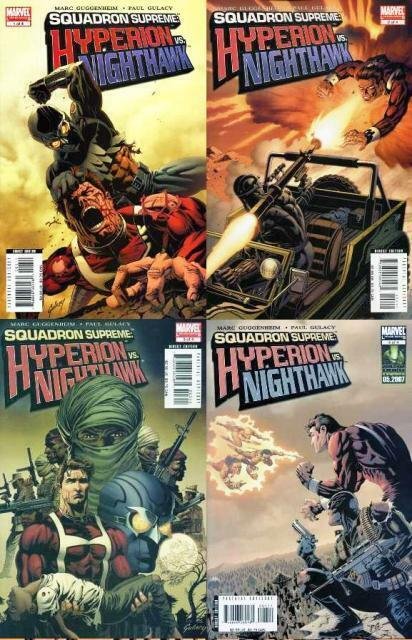 SQUADRON SUPREME HYPERION VS NIGHTHAWK  1-4