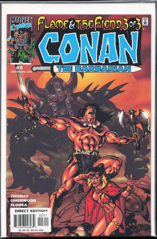 Conan: Flame and the Fiend #3 (2000) Conan