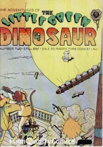 LITTLE GREEN DINOSAUR #2, Underground, Metzer, 1973, FN/VF, 1st