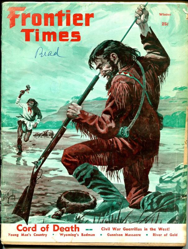 Frontier Times-Winter 1961-Jack Davis art-Annie Oakley-Buffalo Bill-G/VG