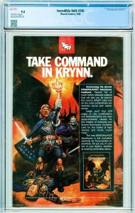 The Incredible Hulk #340 (1988) Classic McFarlane Cover! CGC 9.4 Condition!