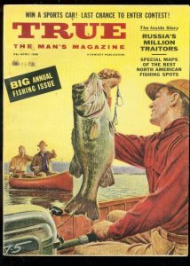 TRUE MAGAZINE APRIL 1956-FISHING-ANITA EKBERG-MULLIN VG