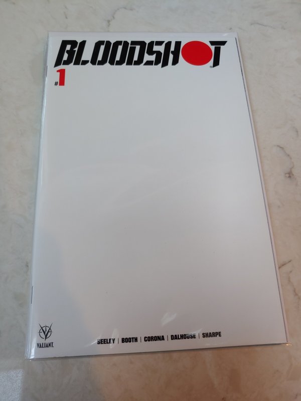 BLOODSHOT #1 BLANK VARIANT