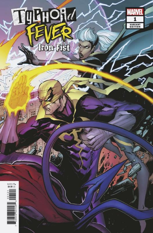 Typhoid Fever Iron Fist #1 Connecting Variant (Marvel, 2019) NM