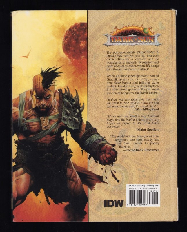 Dungeons & Dragons Dark Sun: Ianto's Tomb - 1st print Hardcover (6/6.5) 2011