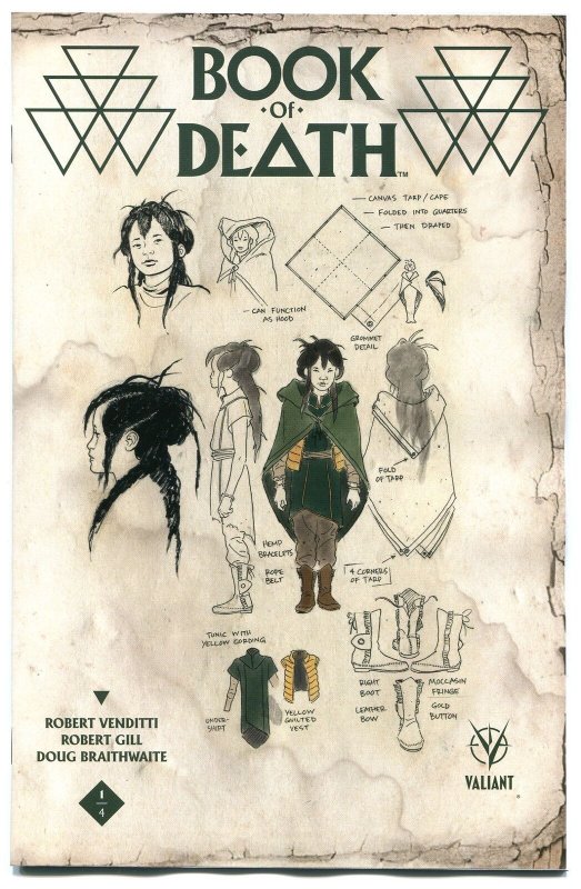 Book of Death #1 Valiant Comics 2015 Summer Event Variant Cover F Rivera 1 in 10