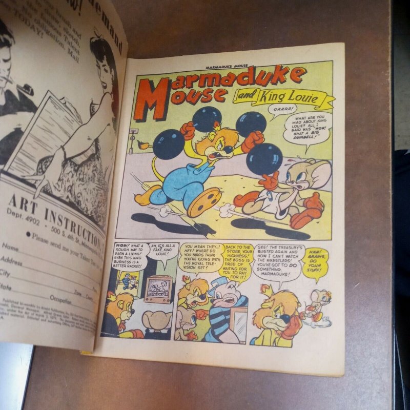 Marmaduke Mouse #31 July 1952 Quality Comics “Pudd” Backup Feature Golden Age...