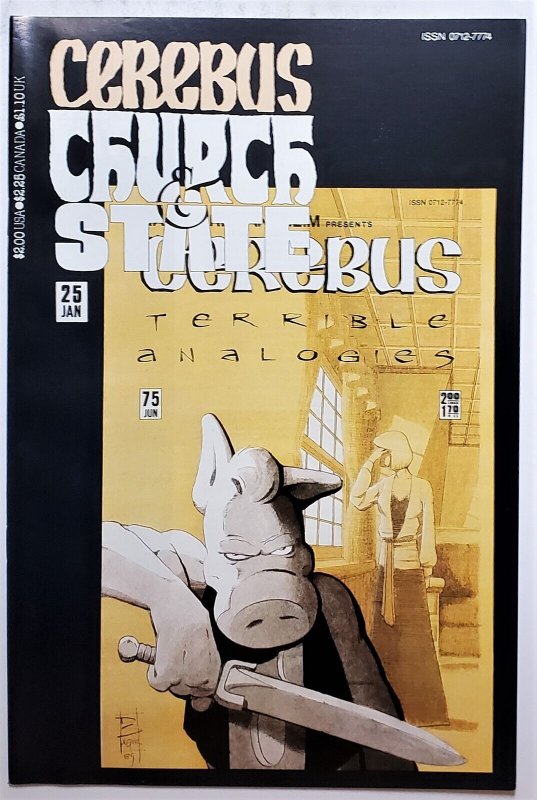 Cerebus: Church & State #25 (Feb 1992, Aardvark-Vanaheim) VF  