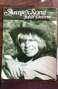 Annie’s song sheet music John Denver, 1974, see all my sheet!