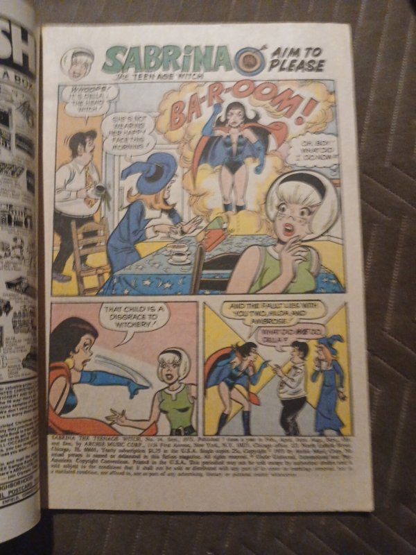Sabrina, the Teenage Witch #14 (ARCHIE COMICS Publications, Inc. September 1973)
