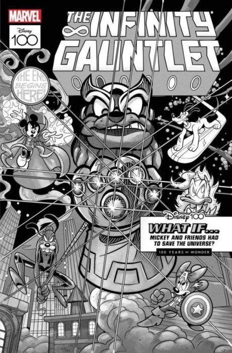 The Amazing Spider-Man #23 Pastrovicchio Disney 100 Sketch Cover (2023) NM.