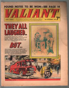 Valiant # September 1967 - Fleetway  -G - Comic Book
