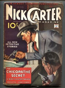 Nick Carter 5/1935-Hero crime pulp-Rare Pulp Magazine