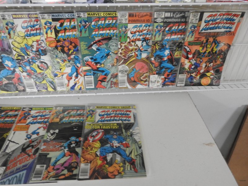 Wonderful Lot 97 Captain America Comics W/ Secret Wars II #1-9 Avg VF+ Condition