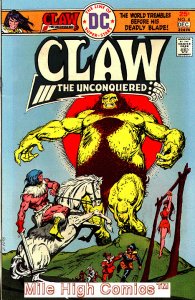 CLAW (1975 Series) #4 Fair Comics Book