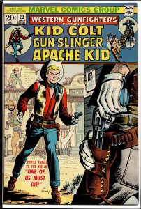 Western Gunfighters #20 (1974) Kid Colt