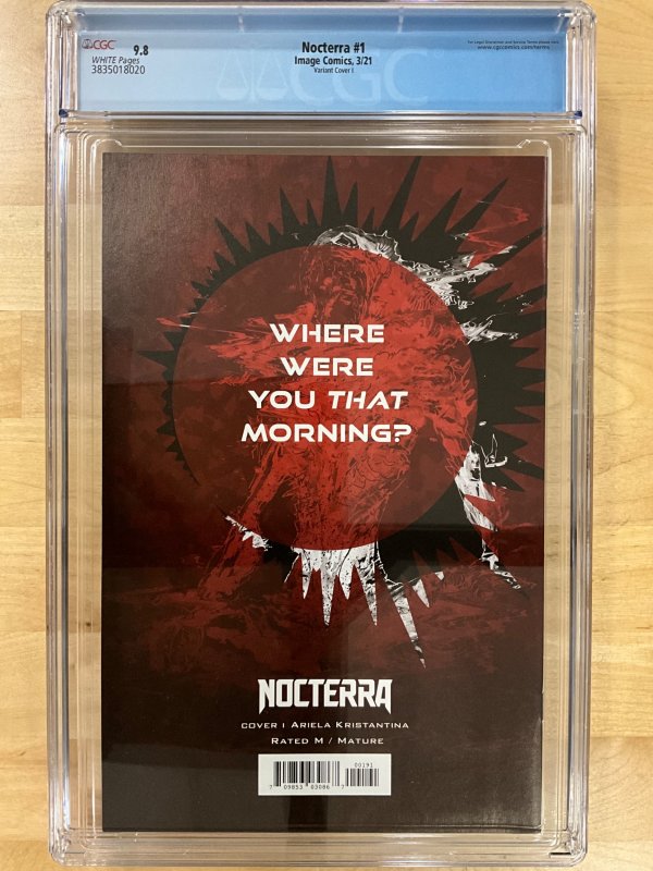 Nocterra #1 Cover H (2021) CGC 9.8