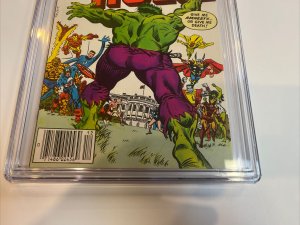 Incredible Hulk (1982) # 278 (CGC 9.8) Signed Sketch (Hulk)  Al  Milgrom | CPV