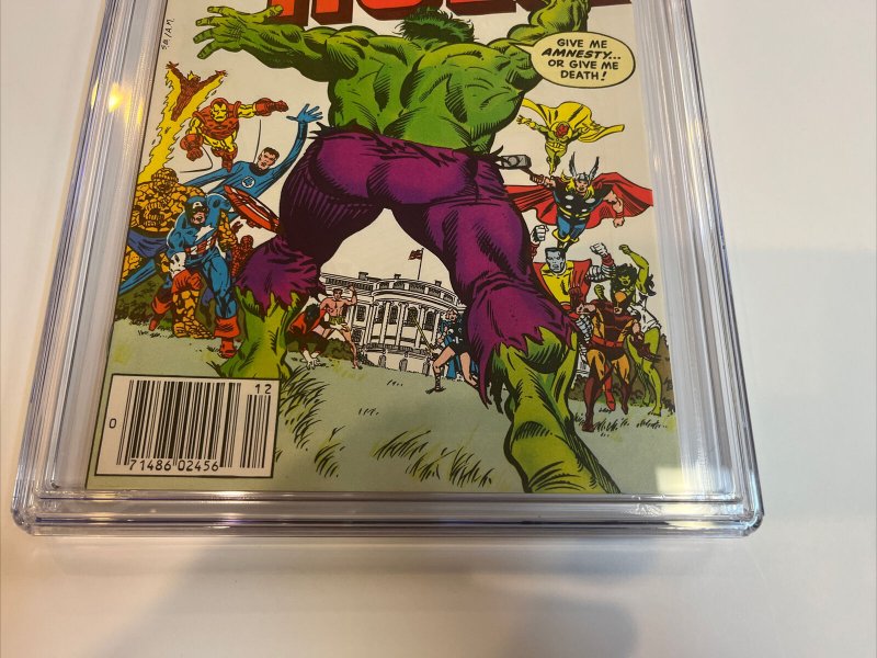 Incredible Hulk (1982) # 278 (CGC 9.8) Signed Sketch (Hulk)  Al  Milgrom | CPV