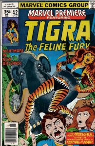 Marvel Premiere #42 VINTAGE 1978 Marvel Comics Tigra