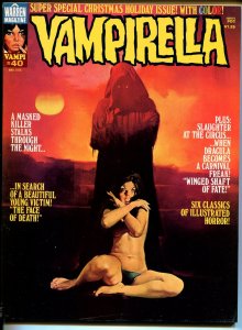 Vampirella #40 1975-Warren-Berni Wrightson bio-horror-mystery-print error-VF-