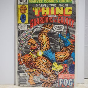 Marvel Two-in-One #69 (1980) Fine. Thing Versus Gaurdians of the Galaxy!