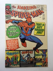 The Amazing Spider-Man #38 (1966) FN+ Condition! stamp on 1st page