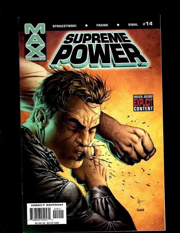 Lot of 10 Supreme Power Max Comic Books #9 10 11 12 13 14 15 16 17 18 HY7