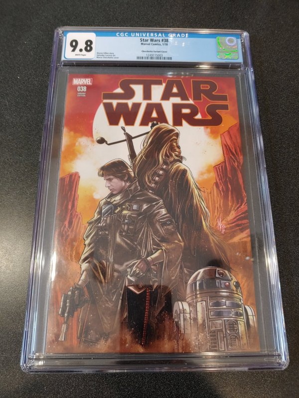 STAR WARS #38 CGC 9.8 CHECCHETTO VARIANT COVER